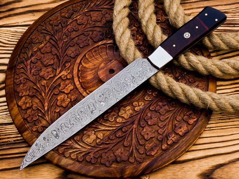 Damascus Fillet knife with cover | best kitchen knife | Best knife for chef's