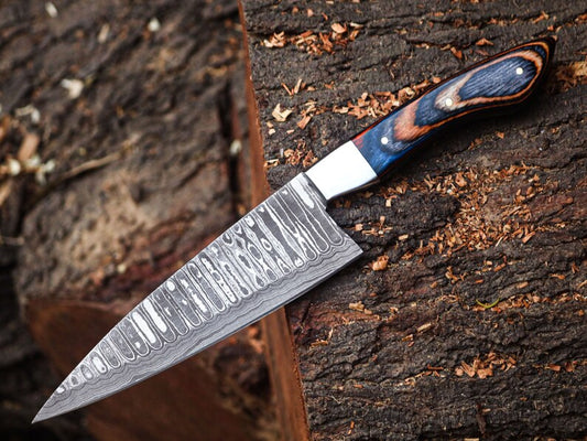 Damascus chef knife|  gift for him | | valentine's day gift | anniversary gift