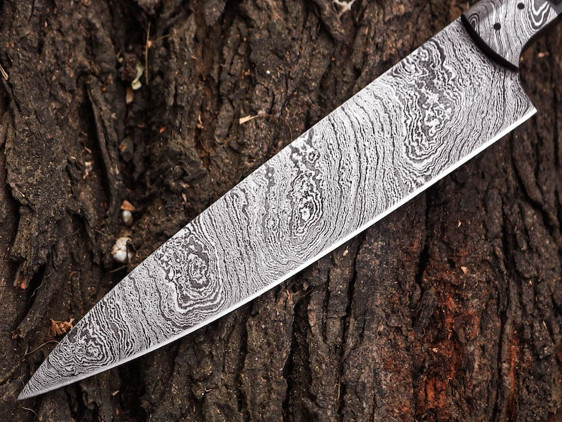 Hand forged kitchen knife |Damascus chef knife | gift for her | anniversary gift