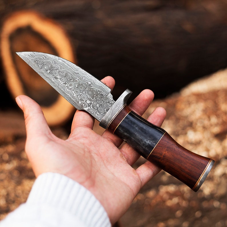 Handmade Sharp knife with leather Cover | Best anniversary gifts