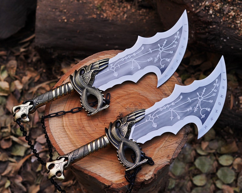 God of War Blades of Chaos Metal with Wall Mount | Best Handmade Gifts