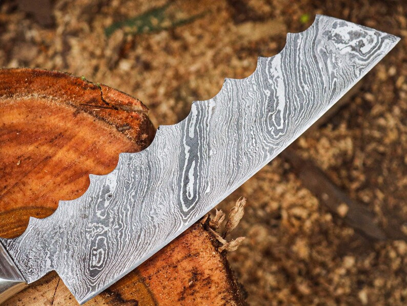 HAND FORGED DAMASCUS Steel Chef's Knife |  Best Gifts for chefs