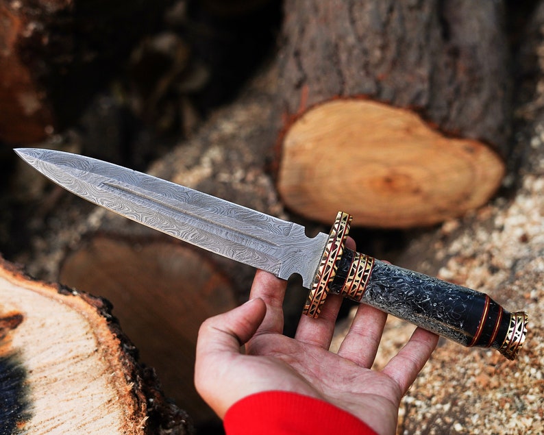 Handmade Dagger knife with Leather cover | Best wedding Gifts