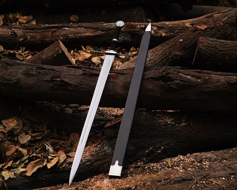 White Wolf Monster Slayer Sword with Scabbard | Best Men Gifts